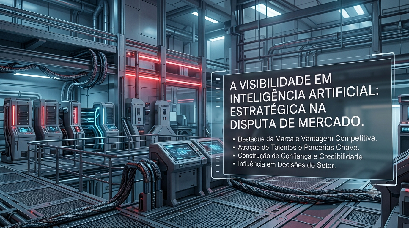 A visibilidade em inteligência artificial se tornou cada vez mais estratégica na disputa de mercado.